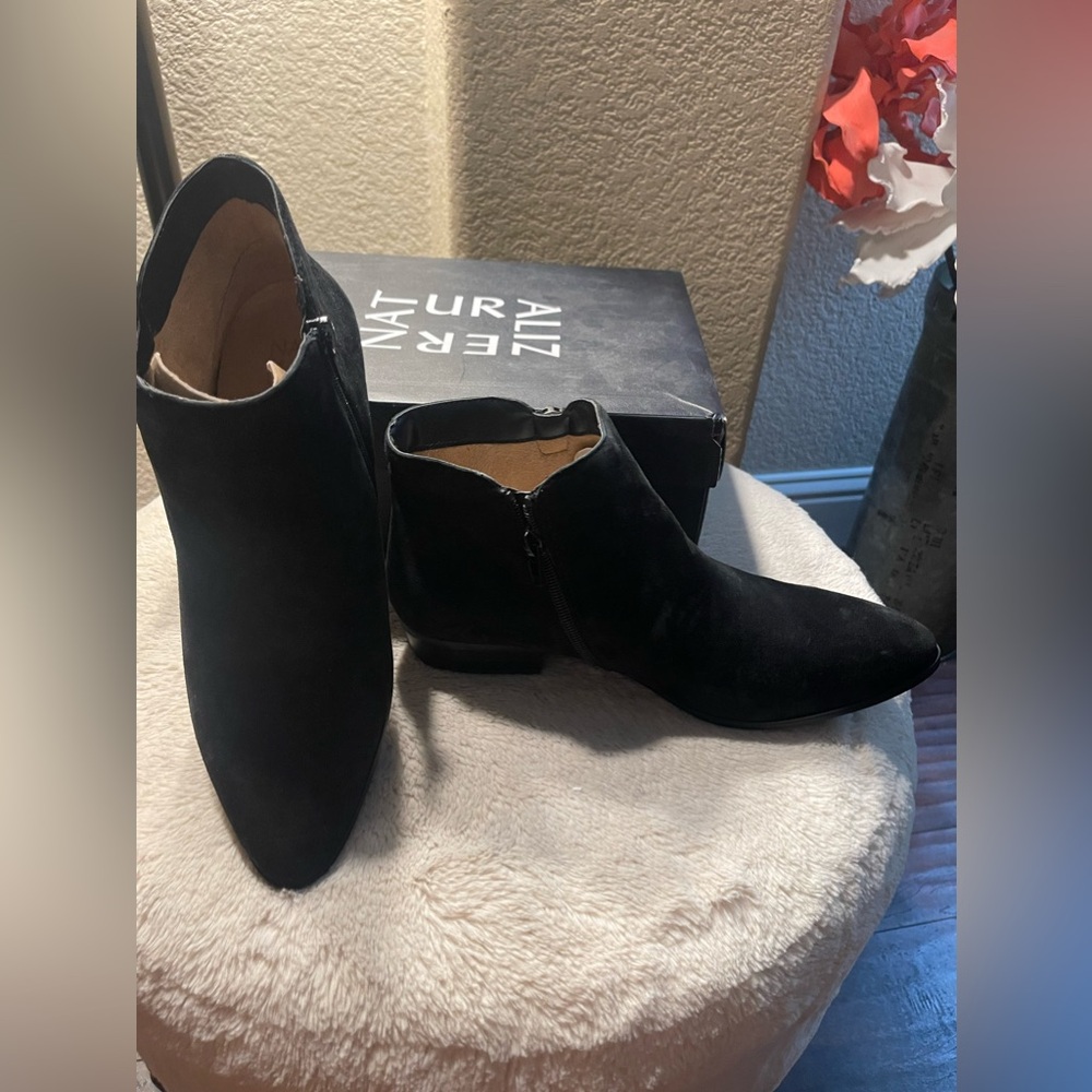 Naturalized Suede Ankle Boots